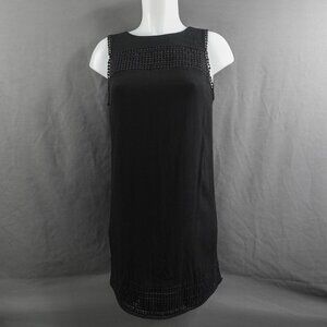 Gap Womens Mini Dress Small Black Shift Minimalist Retro Statement Capsule Boho